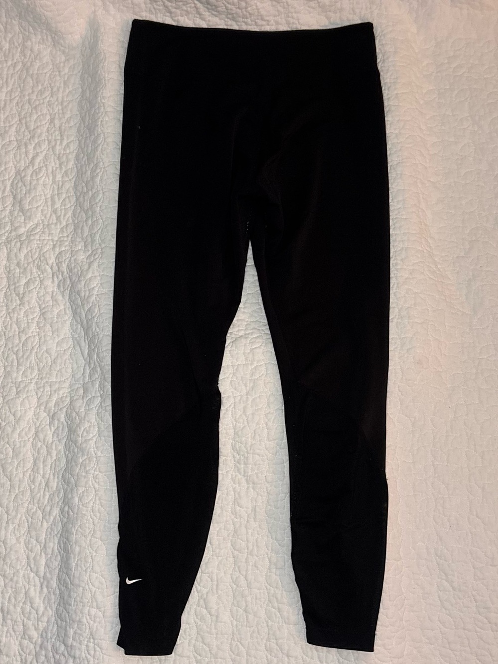 Nike Black Athletic Leggings Size Large Workout Activewear